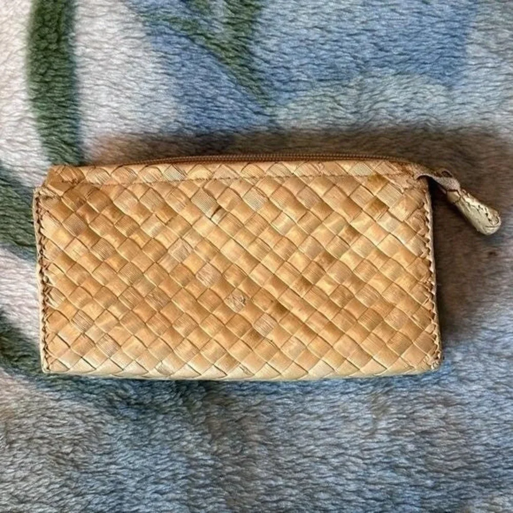 Honu Lauhala Clutch Makeup bag: Pūhala Woven Hawaiian Sea Turtle